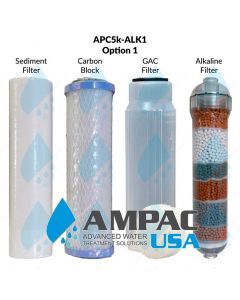 AP5K-ALK - Replacement Filter Kit for 5 Stage R/O System with Alkaline Filter
