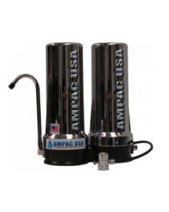 Dual Counter Top Water Filter - Chrome