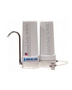 Dual Counter Top Water Filter - White